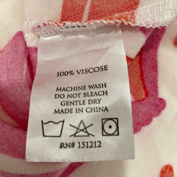 Mary Square Kelly Anne Jive Front Tie Blouse Size XL - Picture 12 of 13